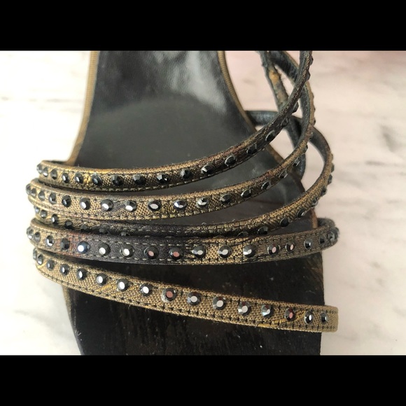 Valentino Crystal Slingback Sandals size 9 - Picture 2 of 7